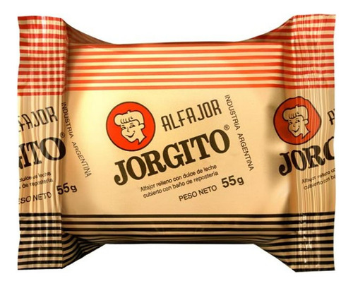 Alfajor Jorgito Chocolate Pack X 24un - Cioccolato Tienda