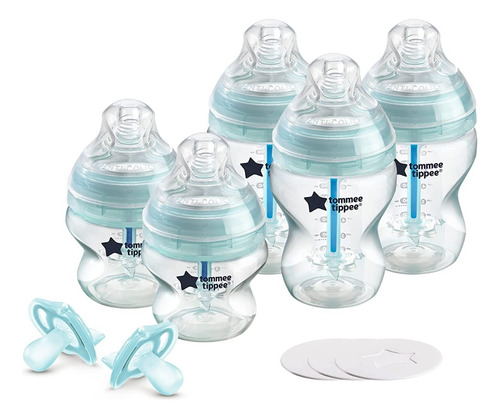 Tommee Tippee Set Recién Nacido Tetero Bebe Niña Color Azul