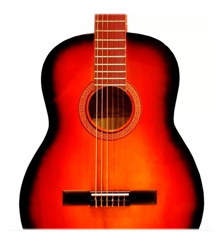 Imagen 7 de 10 de Guitarra Criolla 3/4 Niños Clásica Con Funda Varios Colores