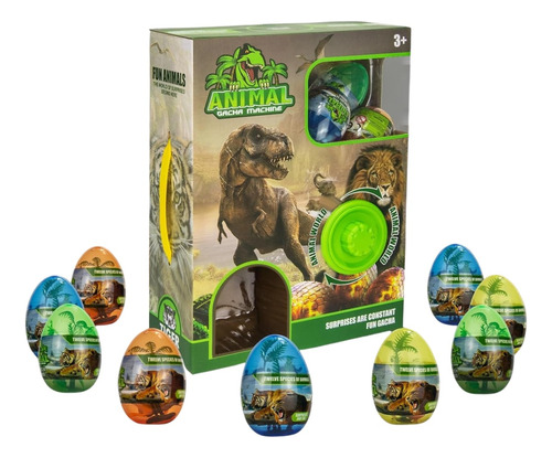 Juguete Maquina Dispensadora Huevos Dinosaurio Y Animales