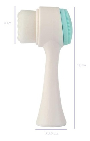 Cepillo De Limpieza Facial Manual De Doble Cara Para Masaje