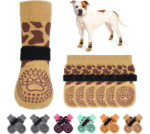 Kooltail Calcetines Antideslizantes Para Perros, Zapatos Par