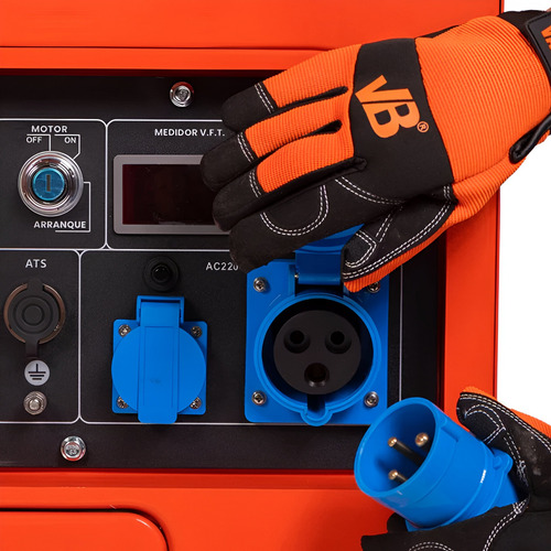 Generador Eléctrico Motor A Diesel 9000w Con Ats