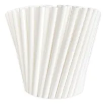 Comprar 100 Pajitas De Papel Biodegradables Blancas, Ecológicas, Bio