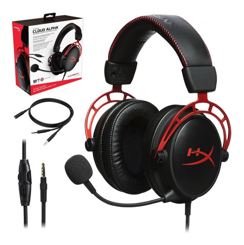 Diadema Gamer Con Mic Hyperx Cloud Alpha Roja Hx-hsca-rd/am