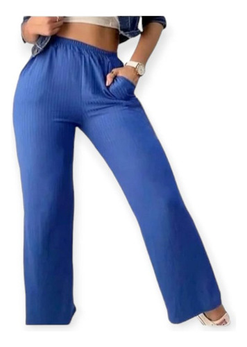 Pantalon Palazzo De Morley Con Bolsillos Oxfort Colores