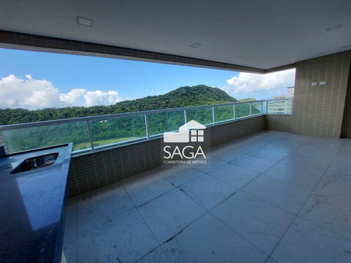 Imagem 6 de 30 de Vista Mar! Alto Padrão! Financiamento Direto! Apartamento Com 4 Dormitórios À Venda, 153 M² Por R$ 1.650.000 - Canto Do Forte - Praia Grande/sp - Ap3972