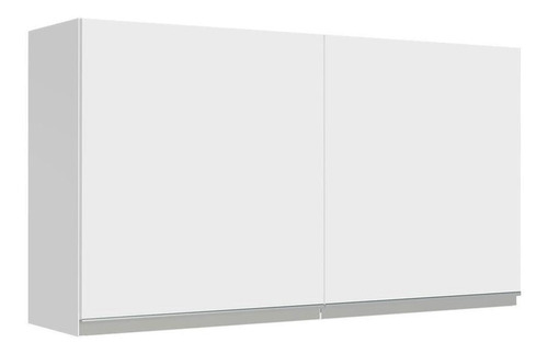 Armário Aéreo Madesa Glamy 120 Cm 2 Portas - Branco