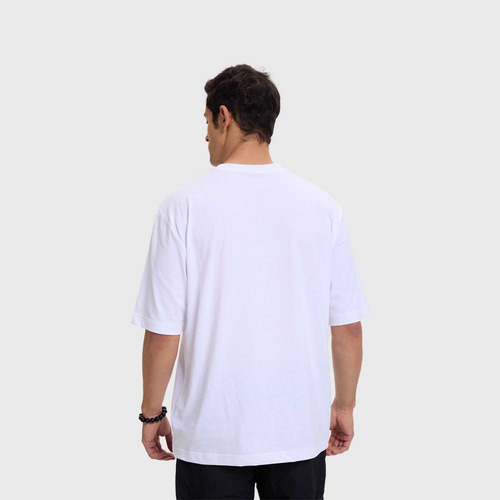 Polera Hombre Print Blanco X Fsp Fashion's Park