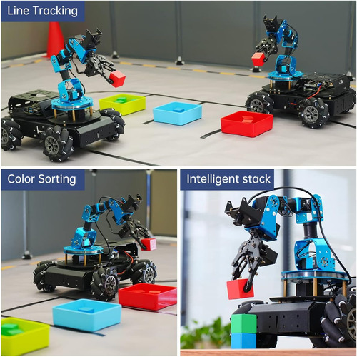 Hiwonder 6dof - Brazo Robot Raspberry Pi 5 8gb Ai Vision Rob