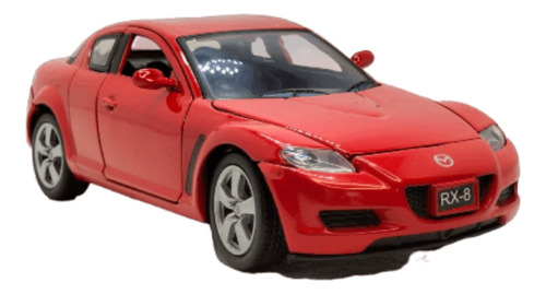 Mazda Rx8 Escala 1:24 Motormax 18cms De Largo Metálico. 