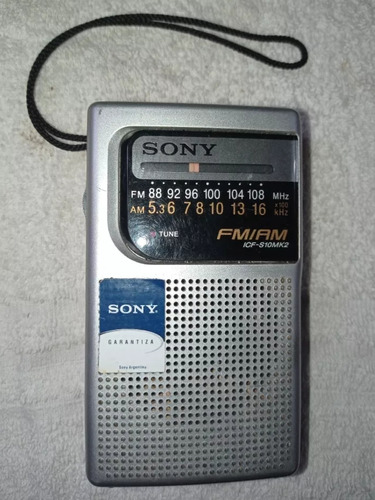 Radio Sony Lcd-s10 Mk2 En Funcionamiento 