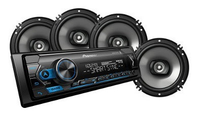 Auto Radio Pioneer + Parlantes 200w Bluetooth Diginet