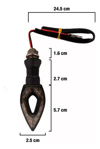 Juego X4 Farol Giro Led Moto Flecha Universal - En Xero