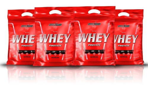 Combo 4x Nutri Whey Protein 907g Refil - Integral Medica