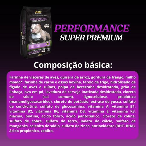 Ração Para Cães Premium 15kg Performance Rottweiler Doberman