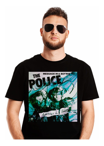 Polera The Police Message In A Bottle Rock Abominatron