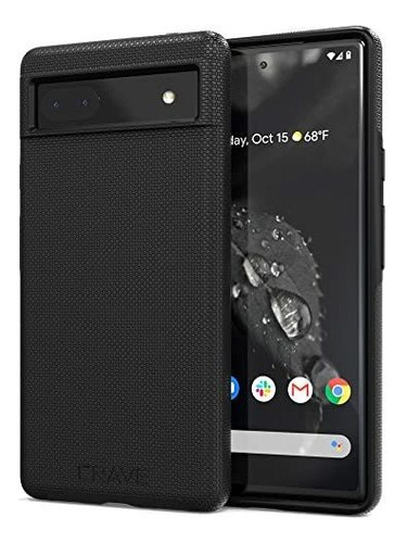 Funda Crave Para Pixel 6a Doble Capa  Negro