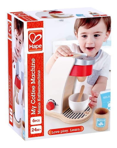 Imagen 6 de 7 de Cafetera Juego De Cocina De Madera Con Accesorios De Hape