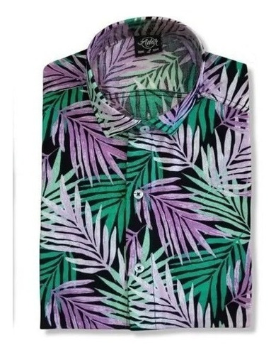 Camisa Hawaiana Hombre Talles Regular Paya Regalo 