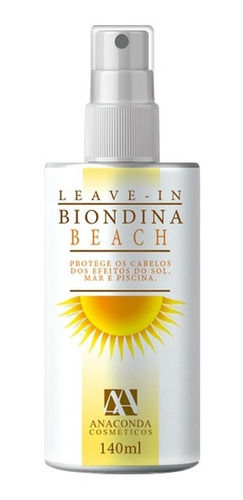 Spray Leave-in Biondina Protege Sol Piscina E Mar Anaconda