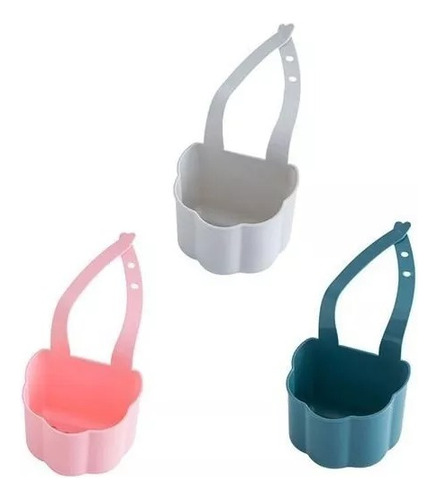 Colgante Porta Esponja Flor Bacha Pileta Plastico Cocina