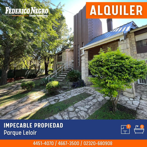 Casa En Alquiler En Parque Leloir