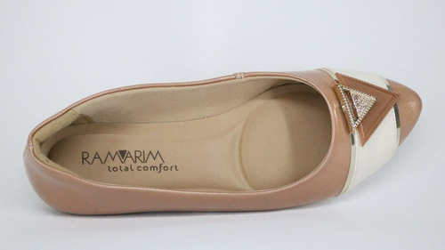 Sapatilha Ramarim Total Confort Bico Fino Blush - 37 - Blush | Mercado Livre