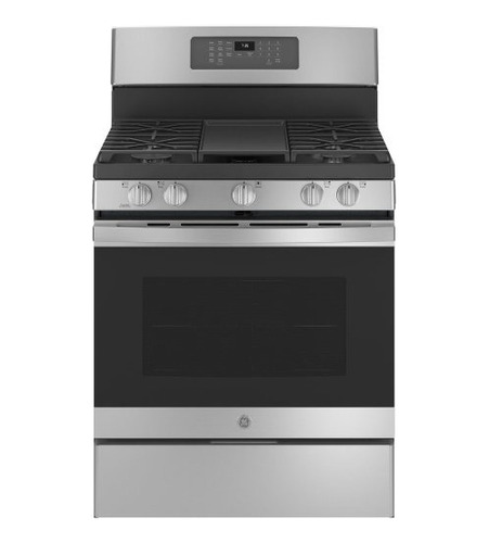 Ge Gas Range Freestanding With No Preheat Air Fry, 30 In Sta