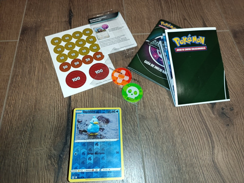 Mazo Pokémon Agua Básico Original 60 Cartas+manuales