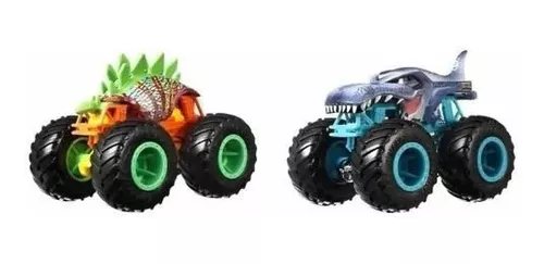 Hot Wheels - 1:64 - Motosaurus com Carrinho - Monster Trucks