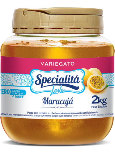 Variegato Specialitá Maracuyá Zero - 2 Kg. - Sin Azúcar  