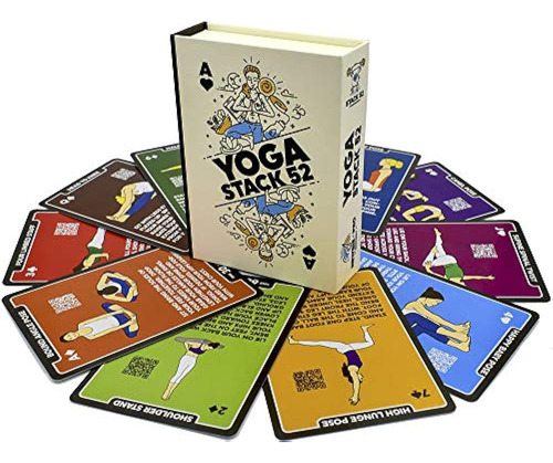 Stack 52 Tarjetas De Ejercicios De Yoga: Diseñadas Por Un In