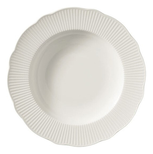 Prato Fundo Kütahya Porselen Bone Ilay 23 Cm - Cada Cor Branco