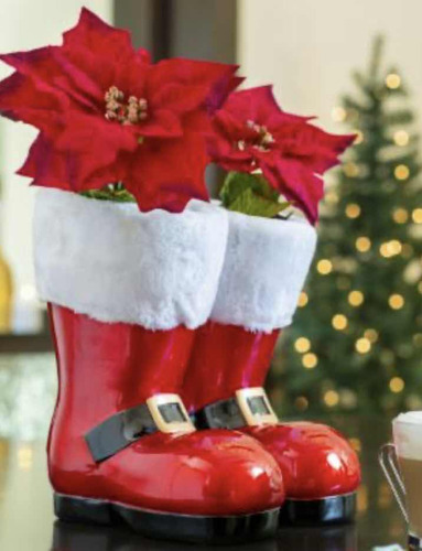 Decoración Navidad Botas De Santa