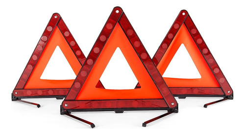 Dedc Warning Triangle, Foldable Safety Triangle, Triple W...