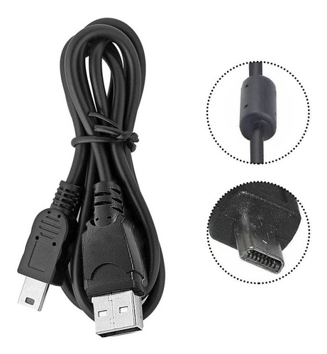 Imagen 4 de 9 de Cable Usb Uc-e16 Para Camara Nikon Coolpix B500, Negro
