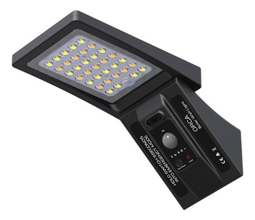 Lámpara De Pared Solar Led Para Exteriores Ip65 Con Control