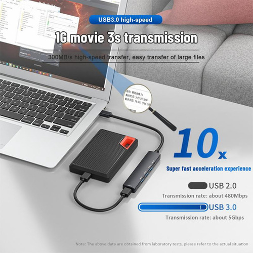 Estación De Acoplamiento Usb D55 En 1, Hub Usb Pd, 100 W, 4k