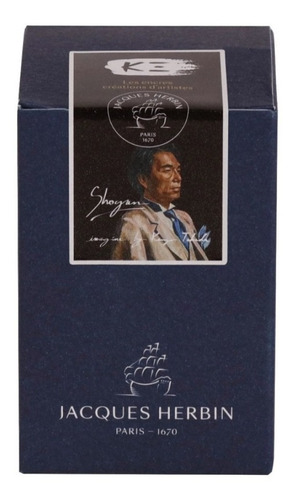 Imagen 2 de 4 de Tinta Pluma Fuente J.herbin Kenzo Takada Shogun 50 Ml