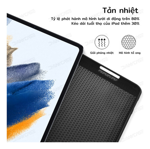 Funda Con Tapa Para Tableta Galaxy Tab A9 Plus De 11 Pulgada
