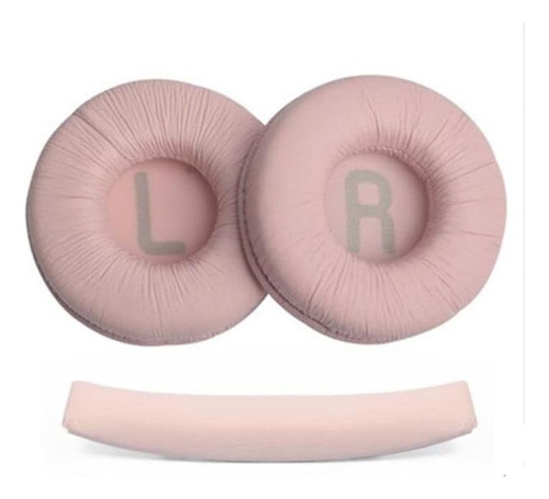 Almohadillas + Vincha Para Jbl Tune 450bt 500bt 510bt Rosa