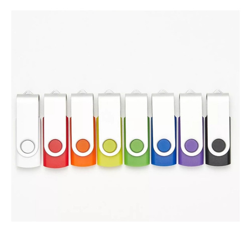 Pack De 10 Unidades Flash Usb 2.0 De 8 Gb En 5 Colores Alea