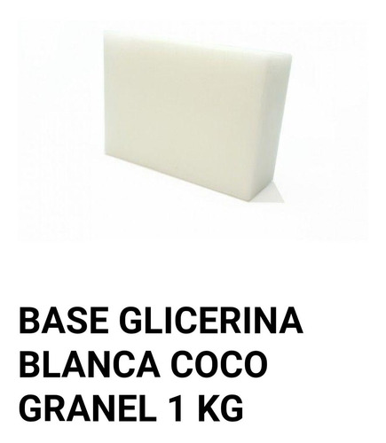 Base Para Jabon Glicerina  Blanco  1 Kilo