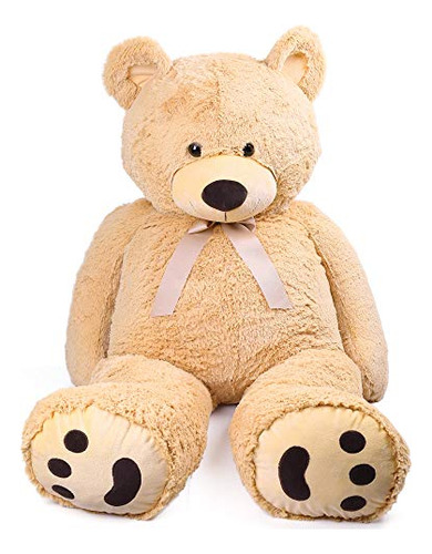 Oso De Peluche Grande Afelpado Abrazable 63 Pulgadas Marron