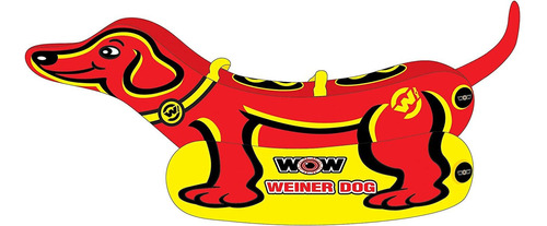 Wow Watersports Weiner Dog, Tubo Remolcable Grande, Pontones