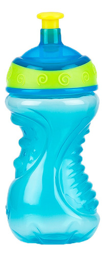 Copo Garrafinha Infantil Squeeze 300ml - Nuby Cor Azul