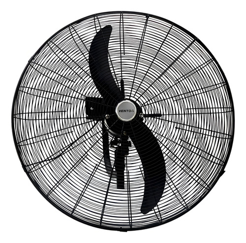 Ventilador de pared Vento V-WF30 con 2 palas de Metal color negro mate estructura color negro, 76.2cm de diámetro 127V