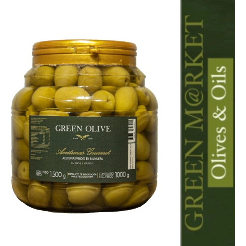 Aceitunas Verdes N°0 X1kg Green Olive