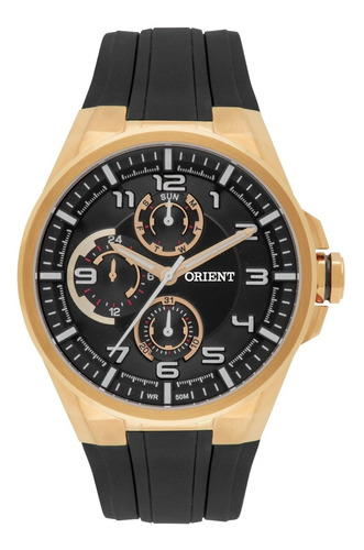 Relógio Orient Original, Masculino, Dourado, Mgspm001 P2px